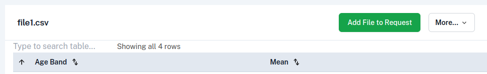 Add file to request button